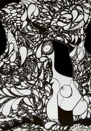2_Matthew_Morpheus_Game of the Gods_2010_Gel roll pen on paper_21x29.7cm.jpg